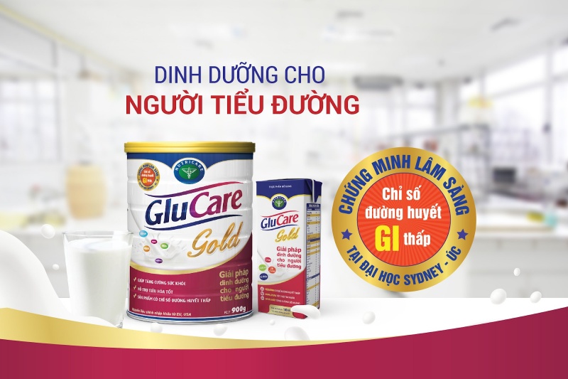 Glucare Gold của Nutricare dành riêng cho người bị tiểu đường