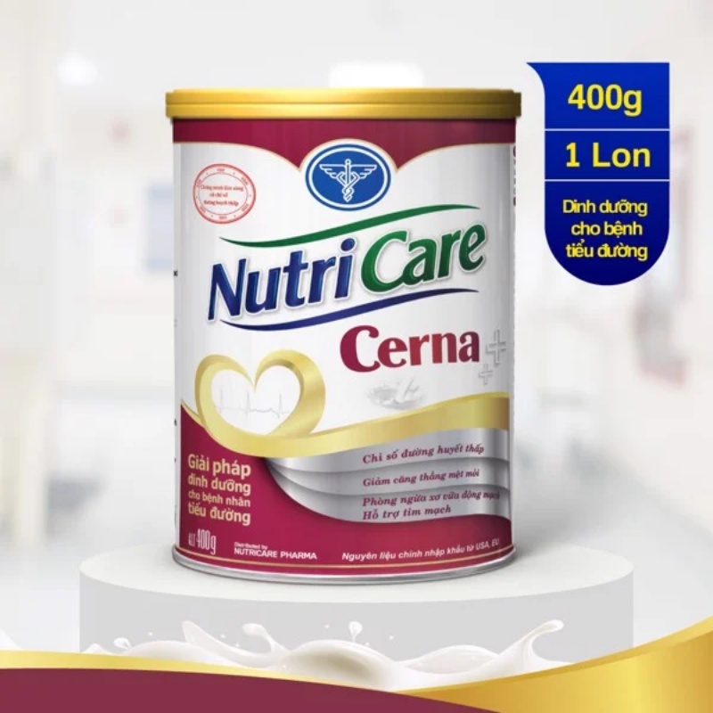 Sữa NutriCare Cerna giúp cho chỉ số đường huyết thấp